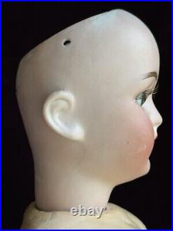 Antique German 24 Queen Louise Bisque Head Doll