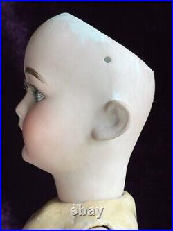 Antique German 24 Queen Louise Bisque Head Doll