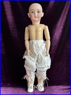 Antique German 24 Queen Louise Bisque Head Doll