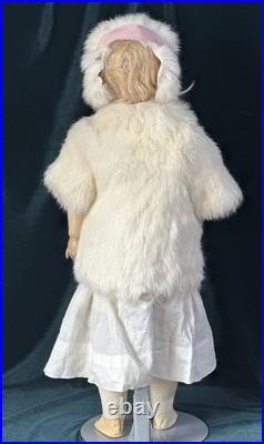 Antique German 24 Queen Louise Doll Bisque Head Composition Body Antique German 24 Queen Louise Doll Bisque Head Composition Body