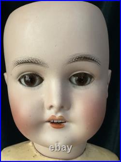 Antique German 24 Queen Louise Doll Bisque Head Composition Body Antique German 24 Queen Louise Doll Bisque Head Composition Body