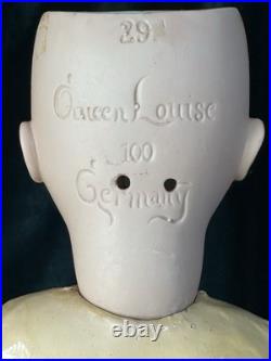 Antique German 24 Queen Louise Doll Bisque Head Composition Body Antique German 24 Queen Louise Doll Bisque Head Composition Body