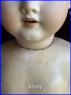 Antique German 25 Kley Hahn Walküre Bisque Head Doll