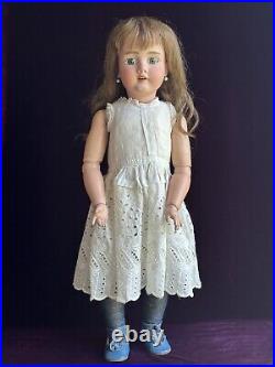 Antique German 25 Kley Hahn Walküre Bisque Head Doll