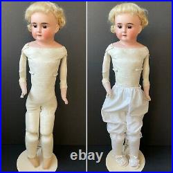 Antique German 27 Alt Beck Gottschalck Turned Bisque Head Doll