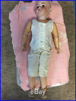 Antique German 27 Doll By Franz Schmidt, Head By Simon & Halbig