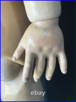 Antique German 27 JDK Kestner 214 Doll Bisque Head Composition Body Antique German 27 JDK Kestner 214 Doll Bisque Head Composition Body