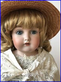 Antique German 27 Kestner 166 13 Bisque Shoulder Head Doll