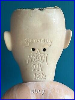 Antique German 28.5 Schoenau & Hoffmeister 914 Bisque Head Doll