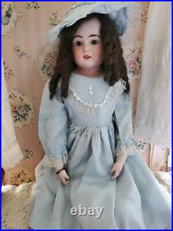 Antique German 28 Kestner Alphabet Series Letter O Turned Bisque Shoulder Doll