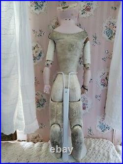 Antique German 28 Kestner Alphabet Series Letter O Turned Bisque Shoulder Doll