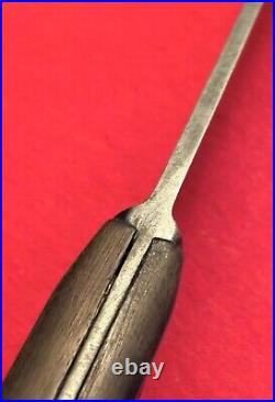 Antique German (2) Chef Knives & Hoffman Sharpener Commercial Quality