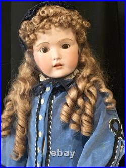 Antique German 30 Kestner 196 Doll Bisque Head Composition Body Fury Eyebrows Antique German 30 Kestner 196 Doll Bisque Head Composition Body Fury Eyebrows