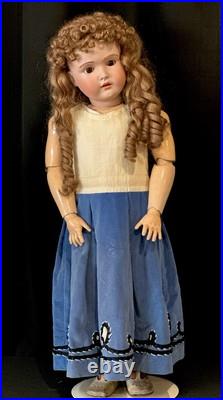 Antique German 30 Kestner 196 Doll Bisque Head Composition Body Fury Eyebrows Antique German 30 Kestner 196 Doll Bisque Head Composition Body Fury Eyebrows