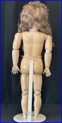 Antique German 30 Kestner 196 Doll Bisque Head Composition Body Fury Eyebrows Antique German 30 Kestner 196 Doll Bisque Head Composition Body Fury Eyebrows