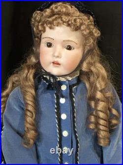 Antique German 30 Kestner 196 Doll Bisque Head Composition Body Fury Eyebrows Antique German 30 Kestner 196 Doll Bisque Head Composition Body Fury Eyebrows