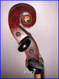 Antique German 4/4 Violin Antonius Stradivarius Copy Vintage Case