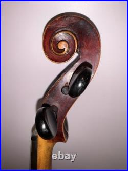 Antique German 4/4 Violin Antonius Stradivarius Copy Vintage Case
