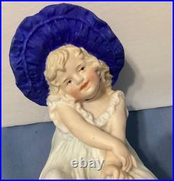 Antique German 4.5 Sweet bonnet Baby Heubach Girl