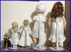 Antique German 5 Doll Lot