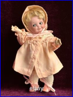 Antique German 7 Armand Marseille 253 Googly Eyes Bisque Head Doll
