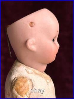 Antique German 7 Armand Marseille 253 Googly Eyes Bisque Head Doll