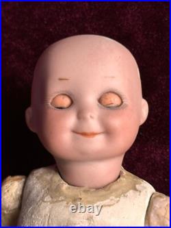 Antique German 7 Armand Marseille 253 Googly Eyes Bisque Head Doll