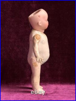 Antique German 7 Armand Marseille 253 Googly Eyes Bisque Head Doll