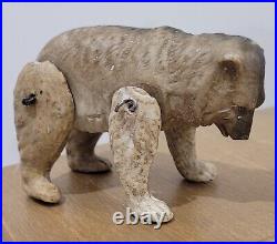 Antique German All-Bisque 4 Jointed Bear