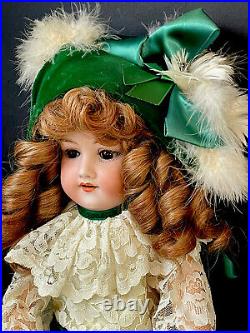 Antique German Armand Marseille 21 Doll 390 A 5 M Bisque Head Composition Body