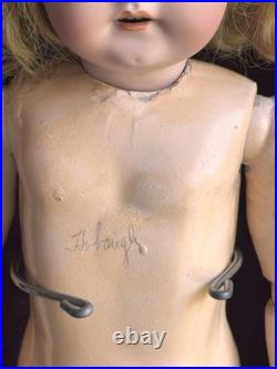 Antique German Armand Marseille 23 Princess Doll Bisque Head Composition Body Antique German Armand Marseille 23 Princess Doll Bisque Head Composition Body
