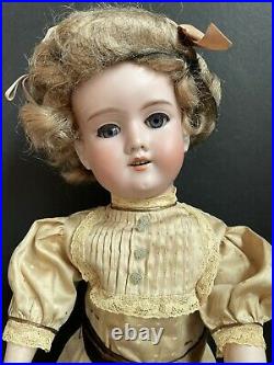 Antique German Armand Marseille 390 Bisque Head Doll Wood/Composition Body