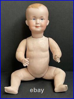 Antique German Armand Marseille 500 12 Bisque Head Character Boy Doll