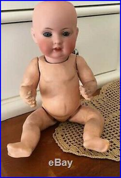 Antique German Bahr & Proschild Bisque Head Character doll 604 Glass Sleep Eyes