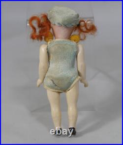 Antique German Bathing Beauty Walther & Sohn Bisque Doll in Orig Box