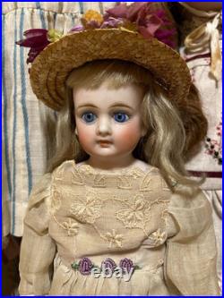 Antique German Belton Type Bisque Doll 34cm 13.4 in Stunning Face YO