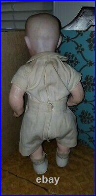 Antique German Bisque 159-1 Character Child Composition Body Kaiser Type Doll