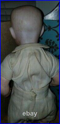 Antique German Bisque 159-1 Character Child Composition Body Kaiser Type Doll