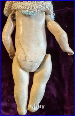 Antique German Bisque Armand Marseille Ptd Eye Googlie Toddler Doll Rare6 C1911