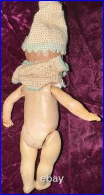 Antique German Bisque Armand Marseille Ptd Eye Googlie Toddler Doll Rare6 C1911