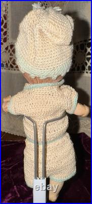 Antique German Bisque Armand Marseille Ptd Eye Googlie Toddler Doll Rare6 C1911