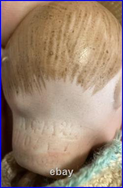 Antique German Bisque Armand Marseille Ptd Eye Googlie Toddler Doll Rare6 C1911