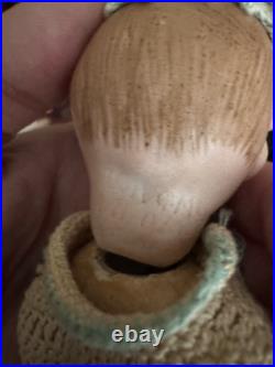 Antique German Bisque Armand Marseille Ptd Eye Googlie Toddler Doll Rare6 C1911
