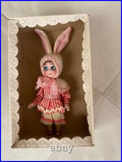 Antique German Bisque Boy Doll Bunny -Googly-Googlie