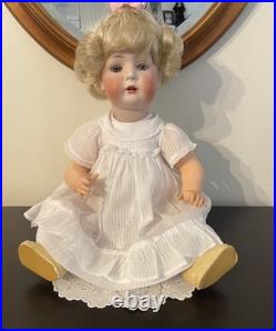 Antique German Bisque Bruno Schmidt toddler Doll