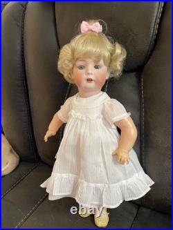 Antique German Bisque Bruno Schmidt toddler Doll
