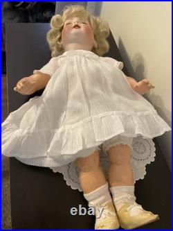 Antique German Bisque Bruno Schmidt toddler Doll