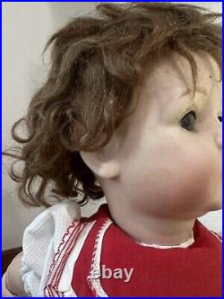 Antique German Bisque Character Baby Doll 18 K&R Simon Halbig 121