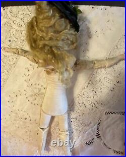Antique German Bisque Closed Mouth Belton Doll C1890 With Human Hair Wig 18 Antique German Bisque Closed Mouth Belton Doll C1890 With Human Hair Wig 18