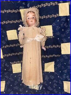 Antique German Bisque Crepe Paper Dress Doll Candy Container